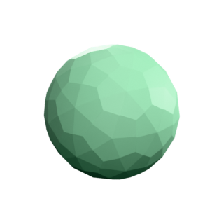 Biscribed Dual Snub Truncated Icosahedron
