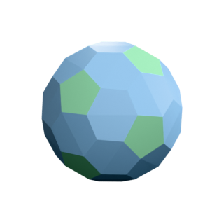 Biscribed Propello Dodecahedron