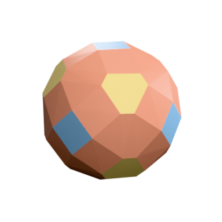 Biscribed Snub Truncated Octahedron