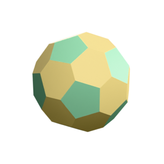 Biscribed Truncated Icosahedron