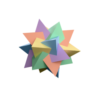 Compound of 5 Tetrahedra