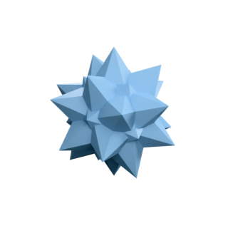 Great icosacronic hexecontahedron