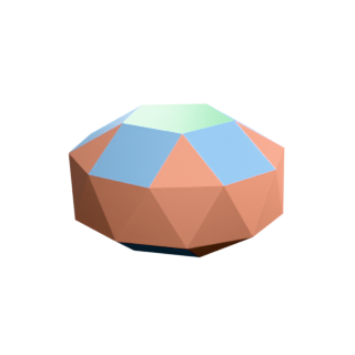 Gyroelongated Pentagonal Bicupola
