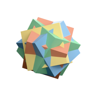 Hart: 4 Cubes, tetrahedral