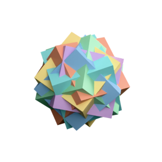 Hart: 6 Cubes, tetrahedral
