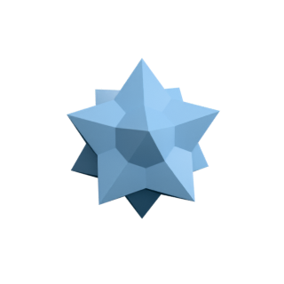 Medial rhombic triacontahedron