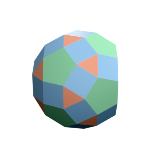 Paragyrate Diminished Rhombicosidodecahedron