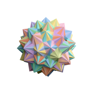 Skilling 14: 20 Octahedra, Ih (two per vertex)