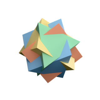 Skilling 30: 4 Triangular Prisms (O)