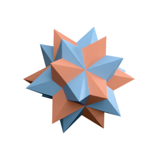 Skilling 50: 2 Small Stellated Dodecahedra (Oh)