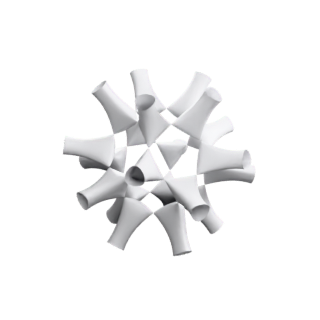 Icosidodecahedral Triangle Sextic