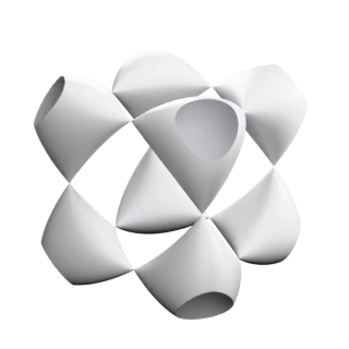 Quartic with 12 Cuboctahedral Nodes