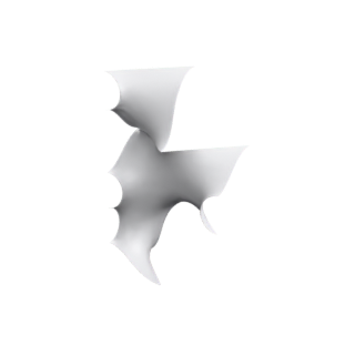 Triply Periodic Costa (Batista, exact fundamental piece, genus 5)