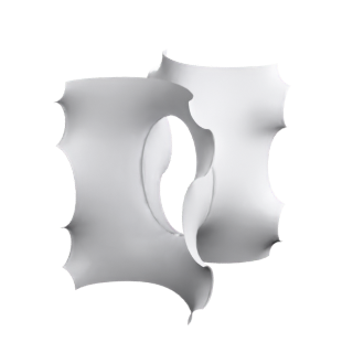 Wei Triply Periodic Surface (genus 4, a=0.1 b=0.3 member)